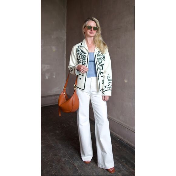 Ulla Johnson Twyla Crescent bag Cigar color - Picture 2 of 13